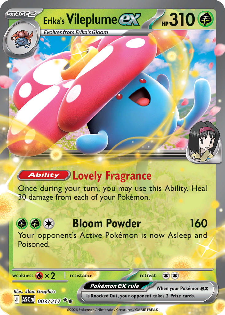 Erika's Vileplume ex - Global Card Shop