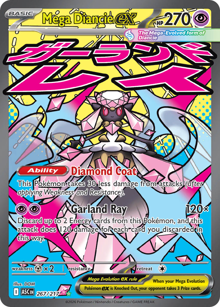 DEBUT manacaICカード Mega Diancie ex - TCGmatch Chile