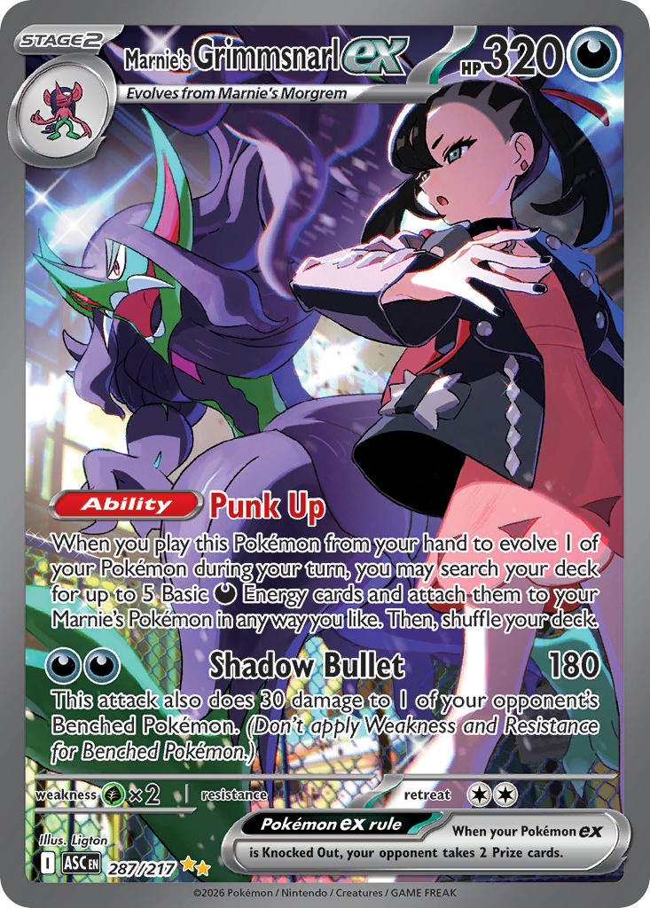 GINZO TRILITH 『Black Masquerade 』 Marnie's Grimmsnarl ex - TCGmatch Chile